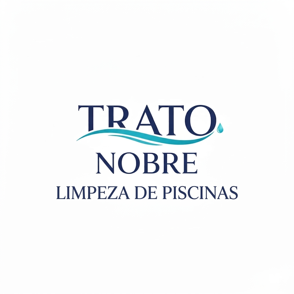 Logo Trato Nobre limpeza de piscinas