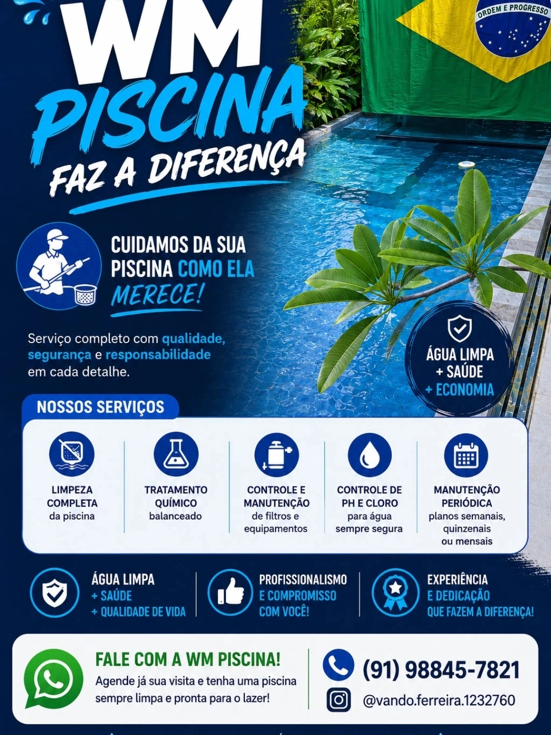Logo WM piscinas