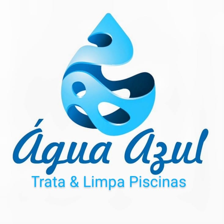 Logo Água Azul Trata e Limpa Piscinas