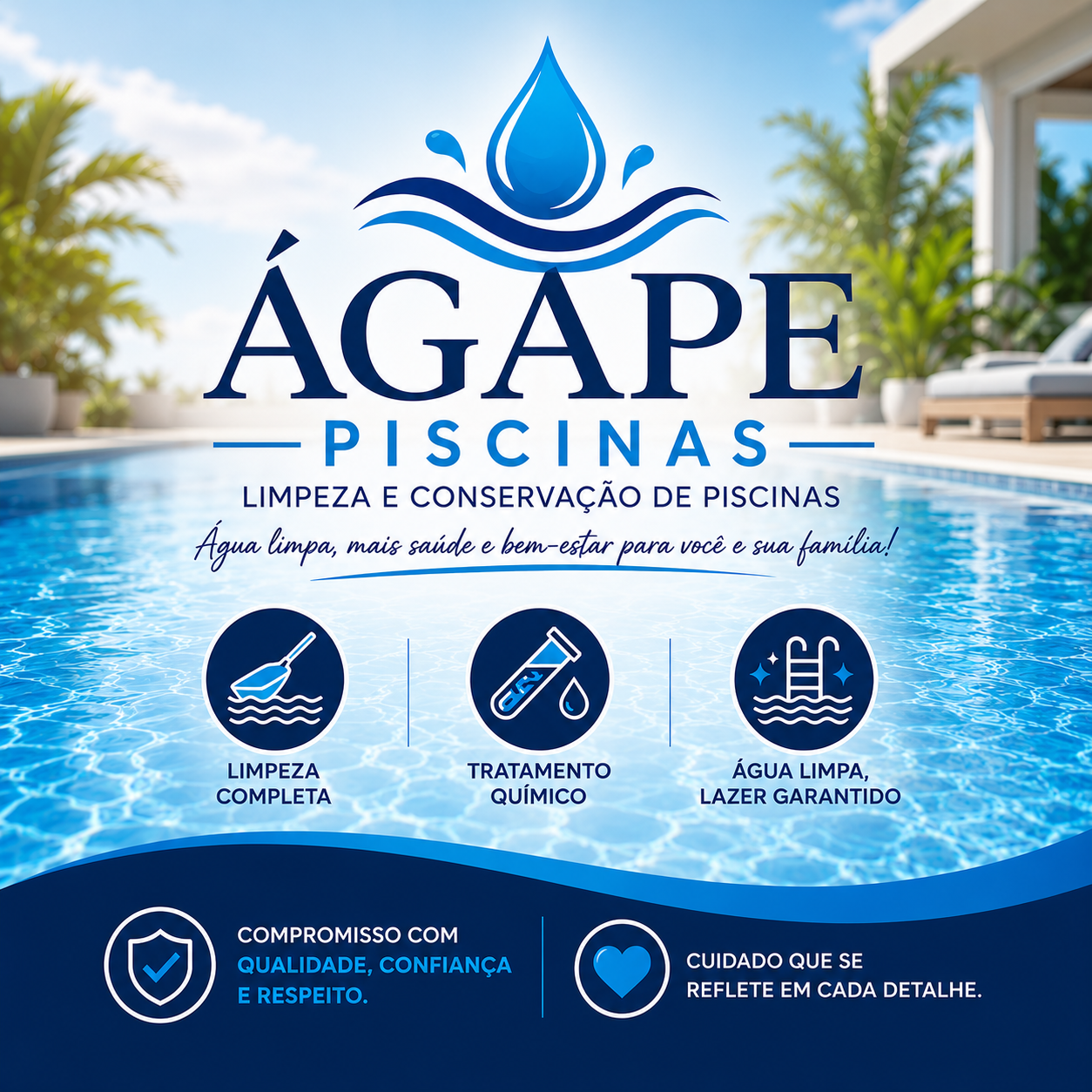 Logo Ágape piscinas