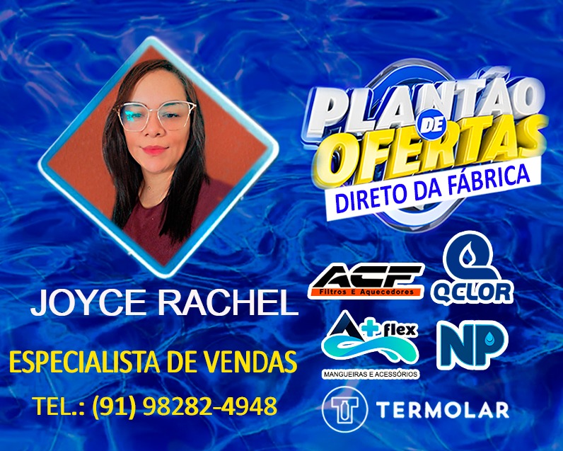Logo JOYCE RACHEL - ESPECIALISTA EM VENDAS NO SEGMENTO DE PISCINAS NA REGIÃO NORTE