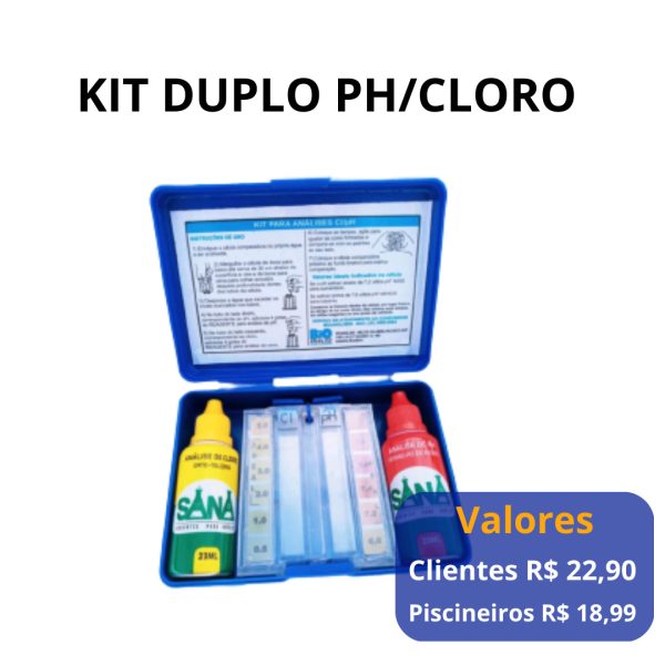 Kit Completo PH + Cloro